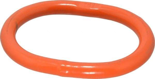 Pewag - G100 Grade Orange Alloy Steel Oblong Master Link - 3/8" Diameter, 3,800 Lb Load Limit - Americas Industrial Supply