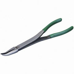 SK - Bent Nose Pliers - 11" W/CUSHION GRIP XLONG NEEDLE NOSE PLIER - Americas Industrial Supply