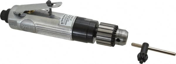 Sioux Tools - 3/8" Keyed Chuck - Inline Handle, 2,500 RPM, 5, 36 CFM, 0.33 hp - Americas Industrial Supply