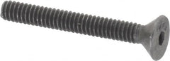 Value Collection - #5-40 UNC Hex Socket Drive, 82° Flat Screw - Alloy Steel, Black Oxide Finish, Fully Threaded, 1" OAL - Americas Industrial Supply