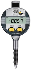 TESA Brown & Sharpe - 0 to 12.5mm Range, 0.0005" Graduation, Electronic Drop Indicator - Accurate to 20µ, English & Metric System, Digital Display - Americas Industrial Supply