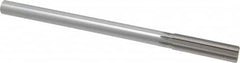 Made in USA - 0.623" High Speed Steel 8 Flute Chucking Reamer - Americas Industrial Supply