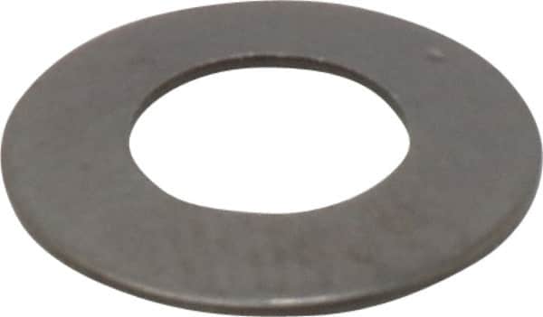 Made in USA - 0.244" ID, Grade 17-7 PH Stainless Steel, Belleville Disc Spring - 0.492" OD, 0.034" High, 0.02" Thick - Americas Industrial Supply