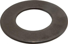 Made in USA - 0.642" ID, Grade 17-7 PH Stainless Steel, Belleville Disc Spring - 1.24" OD, 0.085" High, 0.049" Thick - Americas Industrial Supply