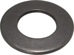Made in USA - 0.642" ID, Grade 17-7 PH Stainless Steel, Belleville Disc Spring - 1.24" OD, 0.108" High, 0.0787" Thick - Americas Industrial Supply
