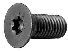 Camcar - 5/16-18 UNC Torx Plus Drive, 82° Flat Screw - Alloy Steel, Black Oxide Finish, Fully Threaded, 1/2" OAL - Americas Industrial Supply