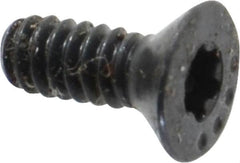 Camcar - #6-32 UNC Torx Plus Drive, 82° Flat Screw - Alloy Steel, Black Oxide Finish, Fully Threaded, 3/8" OAL - Americas Industrial Supply