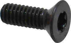 Camcar - #8-32 UNC Torx Plus Drive, 82° Flat Screw - Alloy Steel, Black Oxide Finish, Fully Threaded, 1/2" OAL - Americas Industrial Supply