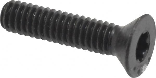 Camcar - #8-32 UNC Torx Plus Drive, 82° Flat Screw - Alloy Steel, Black Oxide Finish, Fully Threaded, 3/4" OAL - Americas Industrial Supply