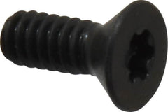 Camcar - #10-24 UNC Torx Plus Drive, 82° Flat Screw - Alloy Steel, Black Oxide Finish, Fully Threaded, 1/2" OAL - Americas Industrial Supply