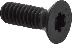 Camcar - 1/4-20 UNC Torx Plus Drive, 82° Flat Screw - Alloy Steel, Black Oxide Finish, Fully Threaded, 3/4" OAL - Americas Industrial Supply