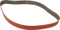 3M - 2" Wide x 60" OAL, 120 Grit, Ceramic Abrasive Belt - Ceramic, Fine, Coated, YF Weighted Cloth Backing, Wet/Dry, Series 777F - Americas Industrial Supply