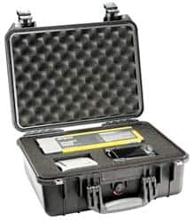 Pelican Products, Inc. - 13" Wide x 13" Deep x 6-53/64" High, Clamshell Hard Case - Black, Plastic - Americas Industrial Supply
