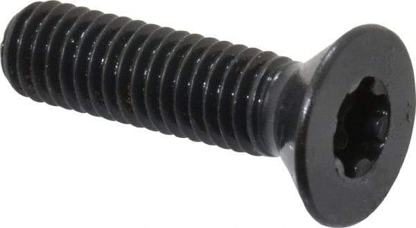 Camcar - #10-32 UNF Torx Plus Drive, 82° Flat Screw - Alloy Steel, Black Oxide Finish, Fully Threaded, 3/4" OAL - Americas Industrial Supply