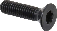 Camcar - #10-32 UNF Torx Plus Drive, 82° Flat Screw - Alloy Steel, Black Oxide Finish, Fully Threaded, 3/4" OAL - Americas Industrial Supply