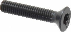 Camcar - #10-32 UNF Torx Plus Drive, 82° Flat Screw - Alloy Steel, Black Oxide Finish, Fully Threaded, 1" OAL - Americas Industrial Supply