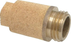 Legris - 1/4 BSPP, 24.5mm OAL, Muffler - 175 Max psi, 6 CFM, 85 Decibel Rating, Bronze - Americas Industrial Supply