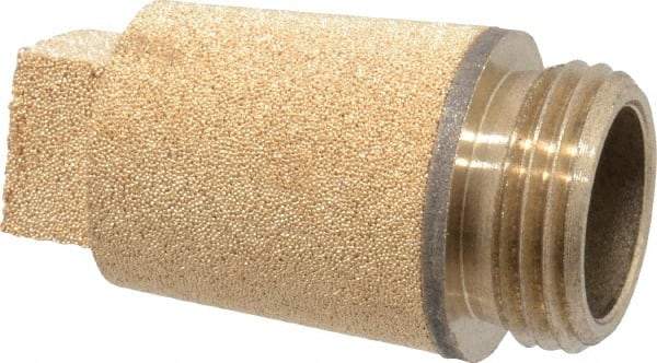 Legris - 3/8 BSPP, 37mm OAL, Muffler - 175 Max psi, 10.5 CFM, 108 Decibel Rating, Bronze - Americas Industrial Supply