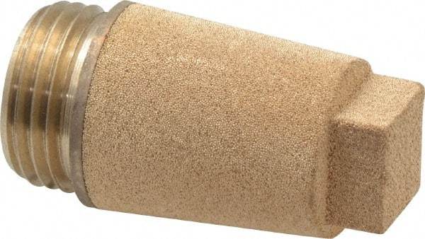 Legris - 1/2 BSPP, 40mm OAL, Muffler - 175 Max psi, 11 CFM, 108 Decibel Rating, Bronze - Americas Industrial Supply