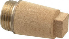 Legris - 1/2 BSPP, 40mm OAL, Muffler - 175 Max psi, 11 CFM, 108 Decibel Rating, Bronze - Americas Industrial Supply