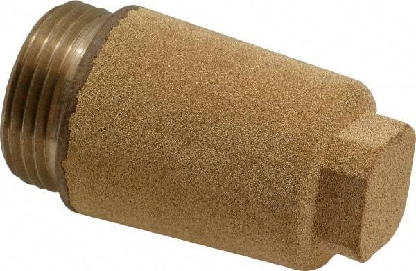 Legris - 3/4 BSPP, 51mm OAL, Muffler - 175 Max psi, 13 CFM, 128 Decibel Rating, Bronze - Americas Industrial Supply