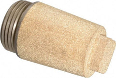 Legris - 1 BSPP, 60mm OAL, Muffler - 175 Max psi, 13 CFM, 128 Decibel Rating, Bronze - Americas Industrial Supply