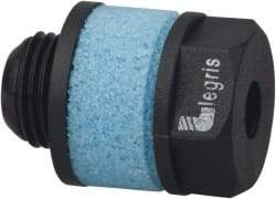 Legris - 1/4 BSPP, 29mm OAL, Muffler - 145 Max psi, 36 CFM, 84 Decibel Rating, Polyethylene - Americas Industrial Supply