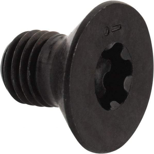 Camcar - 5/16-24 UNF Torx Plus Drive, 82° Flat Screw - Alloy Steel, Black Oxide Finish, Fully Threaded, 1/2" OAL - Americas Industrial Supply