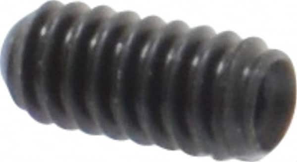 Made in USA - #2-56 UNC, 3/16" Length Under Head, Cup Point Set Screw - Grade 8 Alloy Steel, 0.035" Key - Americas Industrial Supply