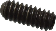 Made in USA - #3-48 UNC, 1/4" Length Under Head, Cup Point Set Screw - Grade 8 Alloy Steel, 0.05" Key - Americas Industrial Supply