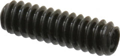 Made in USA - #4-40 UNC, 3/8" Length Under Head, Cup Point Set Screw - Grade 8 Alloy Steel, 0.05" Key - Americas Industrial Supply
