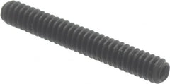 Made in USA - #6-32 UNC, 1" Length Under Head, Cup Point Set Screw - Grade 8 Alloy Steel, 1/16" Key - Americas Industrial Supply