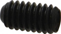 Made in USA - #8-32 UNC, 5/16" Length Under Head, Cup Point Set Screw - Grade 8 Alloy Steel, 5/64" Key - Americas Industrial Supply