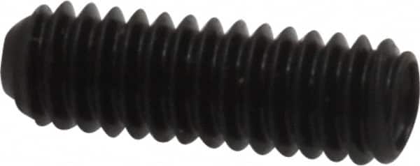 Made in USA - #8-32 UNC, 1/2" Length Under Head, Cup Point Set Screw - Grade 8 Alloy Steel, 5/64" Key - Americas Industrial Supply