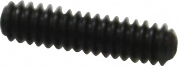 Made in USA - #10-24 UNC, 3/4" Length Under Head, Cup Point Set Screw - Grade 8 Alloy Steel, 3/32" Key - Americas Industrial Supply