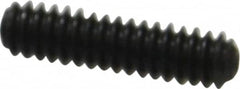 Made in USA - #10-24 UNC, 3/4" Length Under Head, Cup Point Set Screw - Grade 8 Alloy Steel, 3/32" Key - Americas Industrial Supply