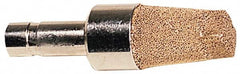 Legris - Plug In, 68.5mm OAL, Muffler - 175 Max psi, 11 CFM, 108 Decibel Rating, Sintered Bronze - Americas Industrial Supply