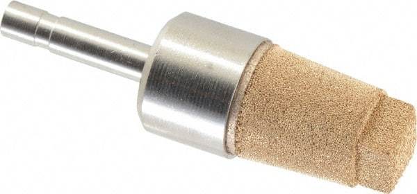 Legris - Plug In, 41.5mm OAL, Muffler - 175 Max psi, 4 CFM, 85 Decibel Rating, Sintered Bronze - Americas Industrial Supply