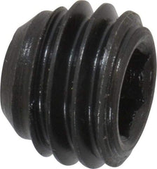 Made in USA - 1/2-13 UNC, 3/8" Length Under Head, Cup Point Set Screw - Grade 8 Alloy Steel, 1/4" Key - Americas Industrial Supply