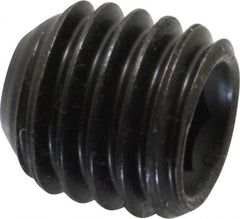 Made in USA - 1/2-13 UNC, 1/2" Length Under Head, Cup Point Set Screw - Grade 8 Alloy Steel, 1/4" Key - Americas Industrial Supply