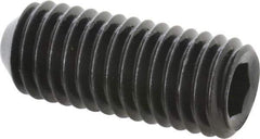 Made in USA - 1/2-13 UNC, 1-1/4" Length Under Head, Cup Point Set Screw - Grade 8 Alloy Steel, 1/4" Key - Americas Industrial Supply