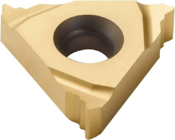 Seco - 16ER External Right Hand MJ Laydown Threading Insert - Grade CP500, TiAlN/TiN Coated Carbide, 9.53mm Inscribed Circle - Americas Industrial Supply