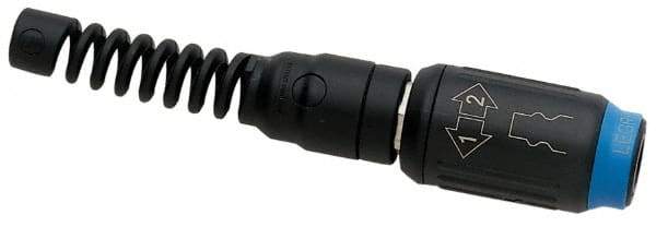 Legris - 5/16 Female Industrial Pneumatic Hose Safety Coupler - Plastic/Brass, 1/4" Body Diam, 5/16" Hose ID - Americas Industrial Supply
