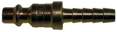 Legris - Hose Barb Industrial Pneumatic Hose Plug For Hose - Plated Steel, 3/8" Body Diam, 5/16" Hose ID - Americas Industrial Supply