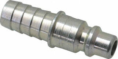Legris - Hose Barb Industrial Pneumatic Hose Plug For Hose - Plated Steel, 3/8" Body Diam, 1/2" Hose ID - Americas Industrial Supply