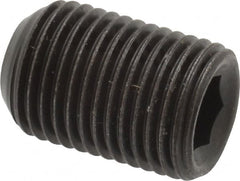 Made in USA - 1/2-20 UNF, 3/4" Length Under Head, Cup Point Set Screw - Grade 8 Alloy Steel, 1/4" Key - Americas Industrial Supply