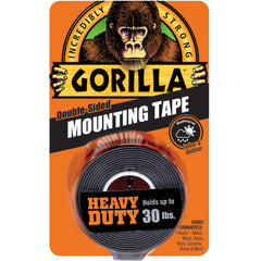 Gorilla Heavy Duty Black Mounting Tape 60″ - Exact Industrial Supply