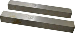 SPI - 12" Long x 1-1/2" High x 1-1/4" Thick, Steel Parallel - 0.0003" & 0.002" Parallelism, Sold as Matched Pair - Americas Industrial Supply