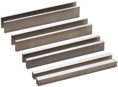 SPI - 8 Piece, 6 Inch Long Steel Parallel Set - 3/4 to 1-3/16 Inch High, 1/8 to 3/8 Inch Thick, 52-58 RC Hardness, Sold as 4 Pair - Americas Industrial Supply