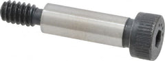 Made in USA - 1/4" Shoulder Diam x 3/4" Shoulder Length, #10-24 UNC, Hex Socket Shoulder Screw - 8 Alloy Steel, 0.357 to 3/8" Head Diam - Americas Industrial Supply
